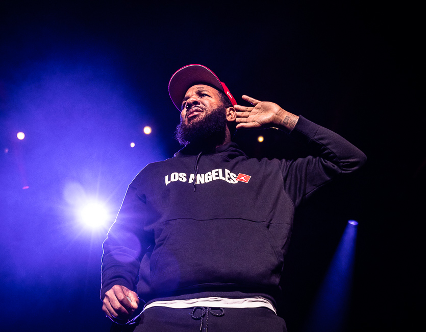 The Game, Moda Center, photo by Sal Barragan