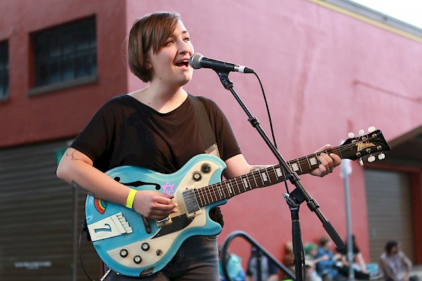 Sierra Haager of Bed. on July 26, 2015—click to see more photos by Henry Novak from PDX Pop Now!