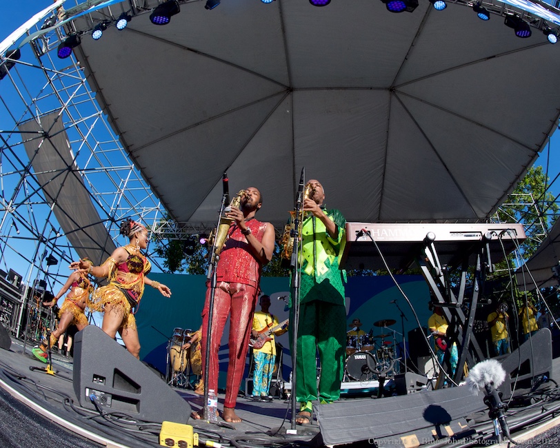 Femi Kuti, Tom McCall Waterfront Park, photo by John Alcala