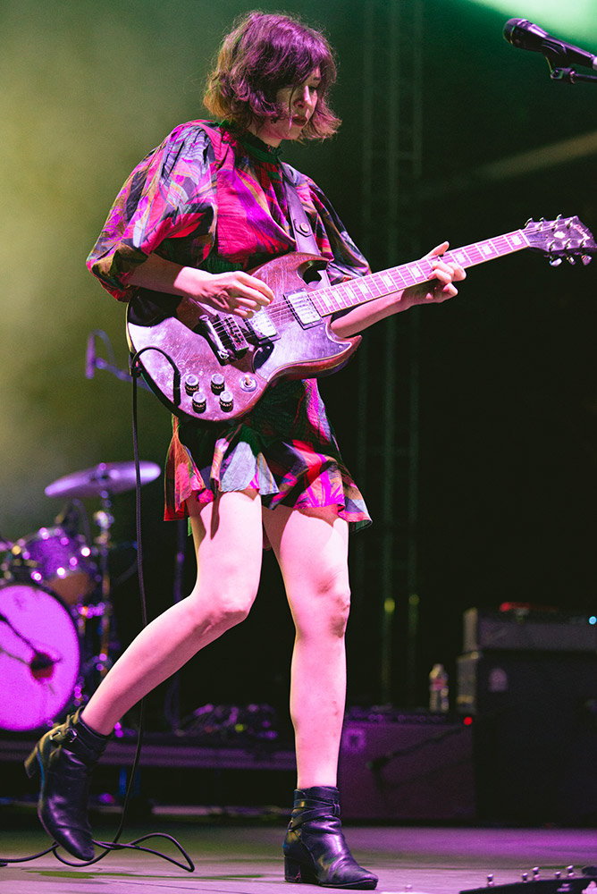 Sleater-Kinney, Edgefield Amphitheater, photo by Ignacio Quintana