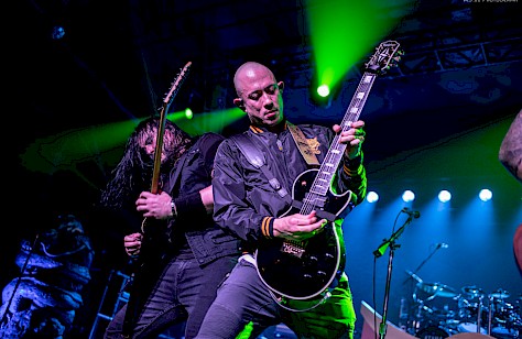 Trivium, Roseland Theater, photo by Kevin Pettigrew
