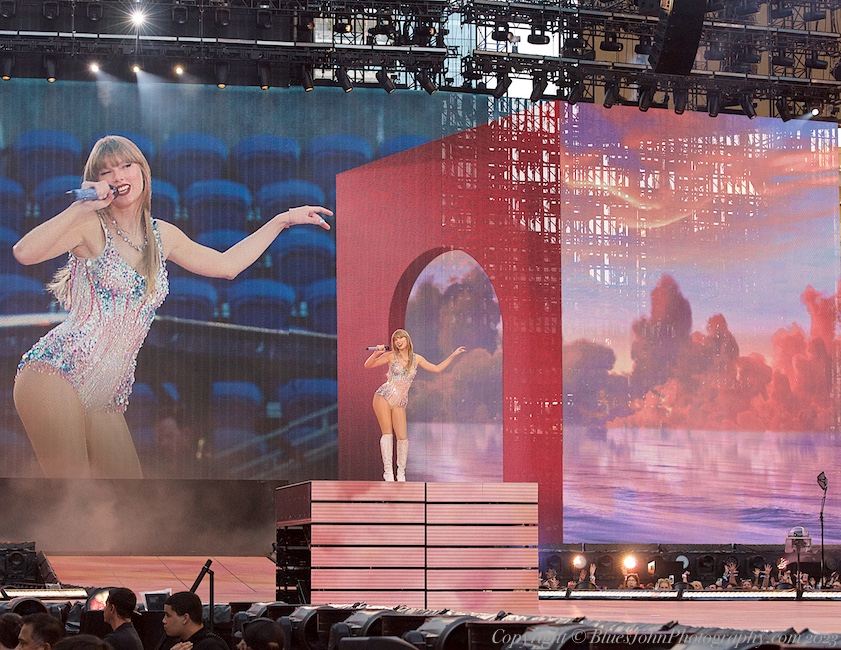 Photos of Taylor Swift at Lumen Field on July 22, 2023 Vortex Music