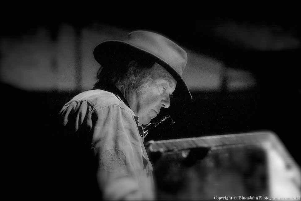Neil Young, Chiles Center, photo by John Alcala