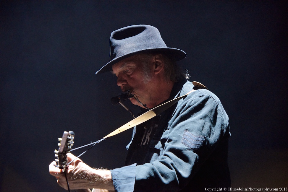 Neil Young, Chiles Center, photo by John Alcala