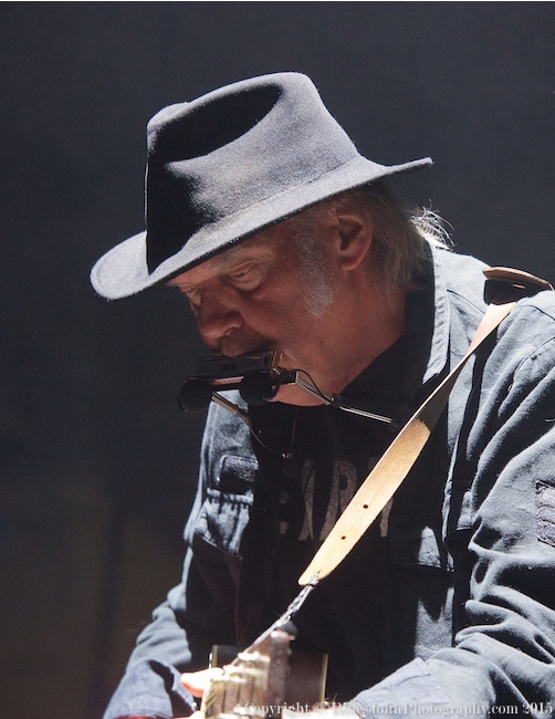 Neil Young, Chiles Center, photo by John Alcala