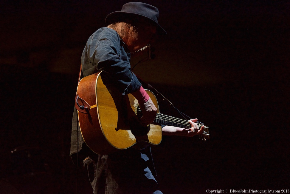 Neil Young, Chiles Center, photo by John Alcala