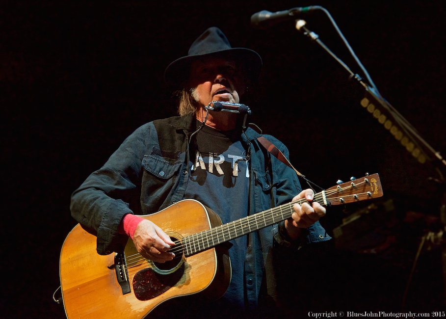Neil Young, Chiles Center, photo by John Alcala