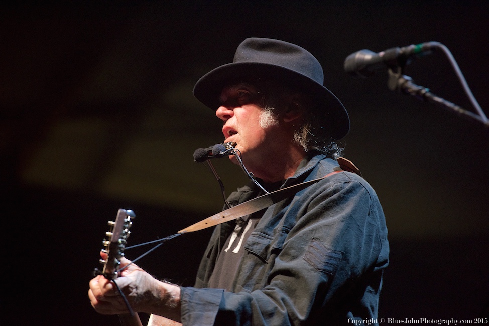 Neil Young, Chiles Center, photo by John Alcala