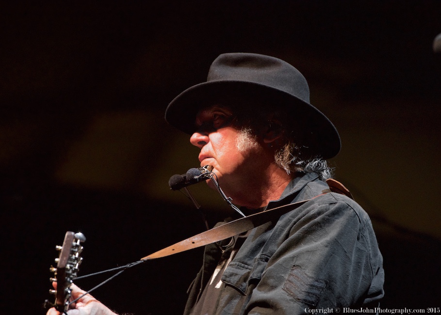 Neil Young, Chiles Center, photo by John Alcala
