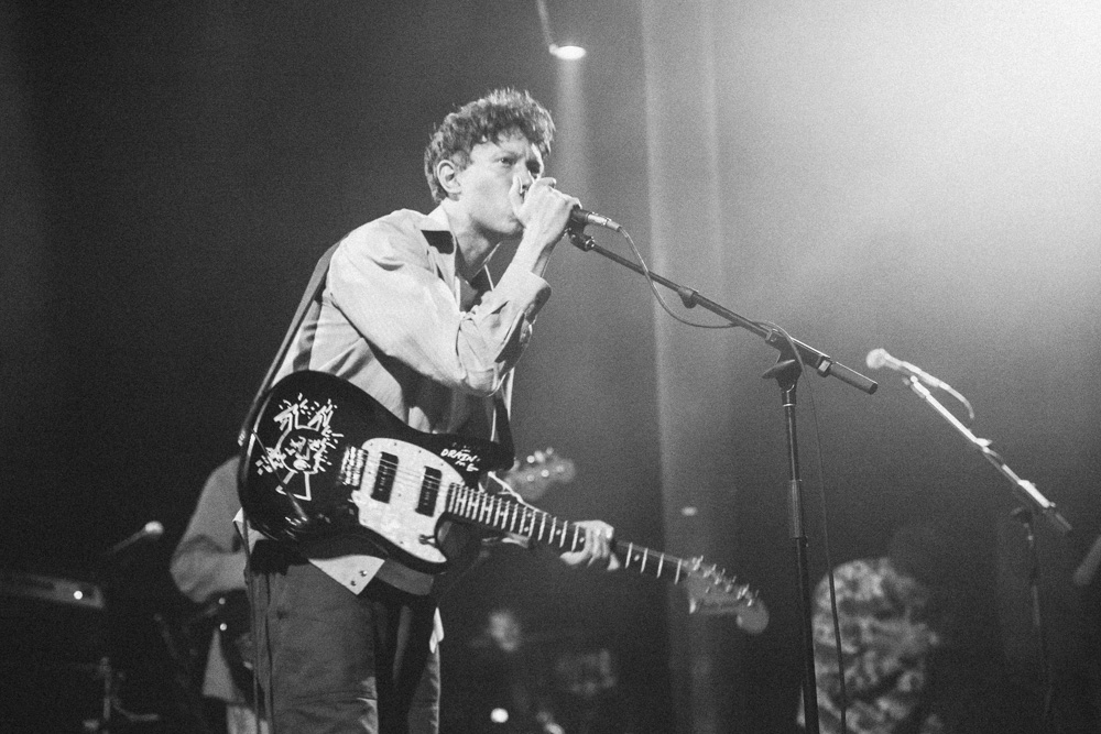 King Krule, Roseland Theater, photo by Blake Sourisseau