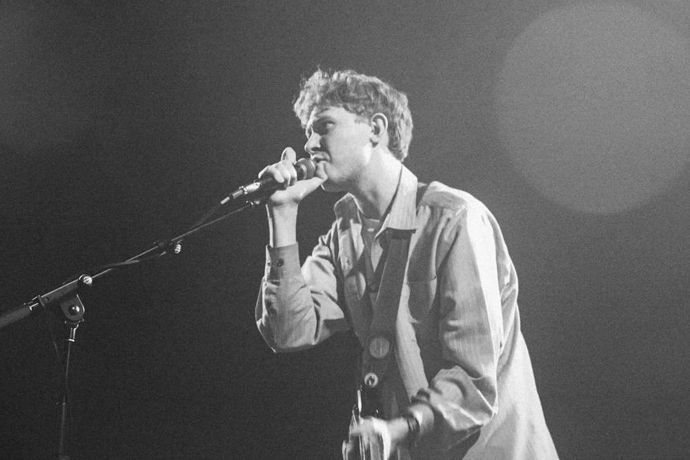 King Krule, Roseland Theater, photo by Blake Sourisseau