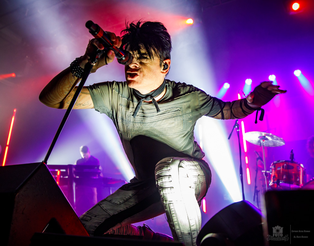 Gary Numan, Roseland Theater, photo by Alyssa Herrman