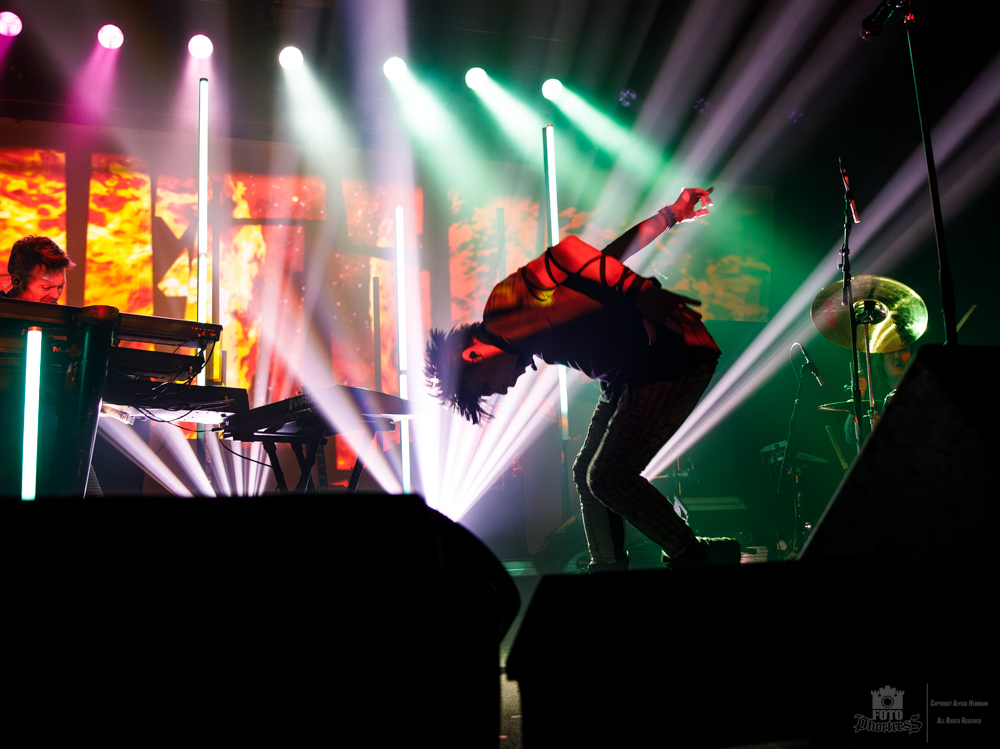 Gary Numan, Roseland Theater, photo by Alyssa Herrman