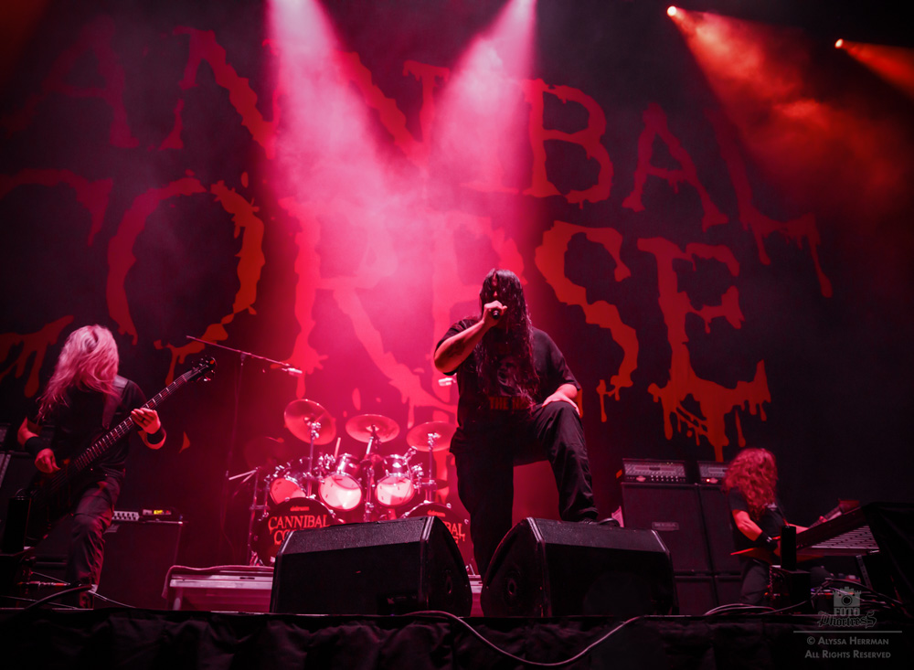 Cannibal Corpse, Moda Center, photo by Alyssa Herrman