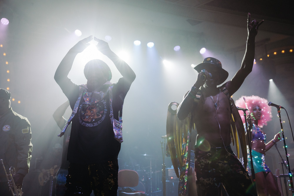 George Clinton and Parliament Funkadelic, Crystal Ballroom, photo by Kai Hayashi