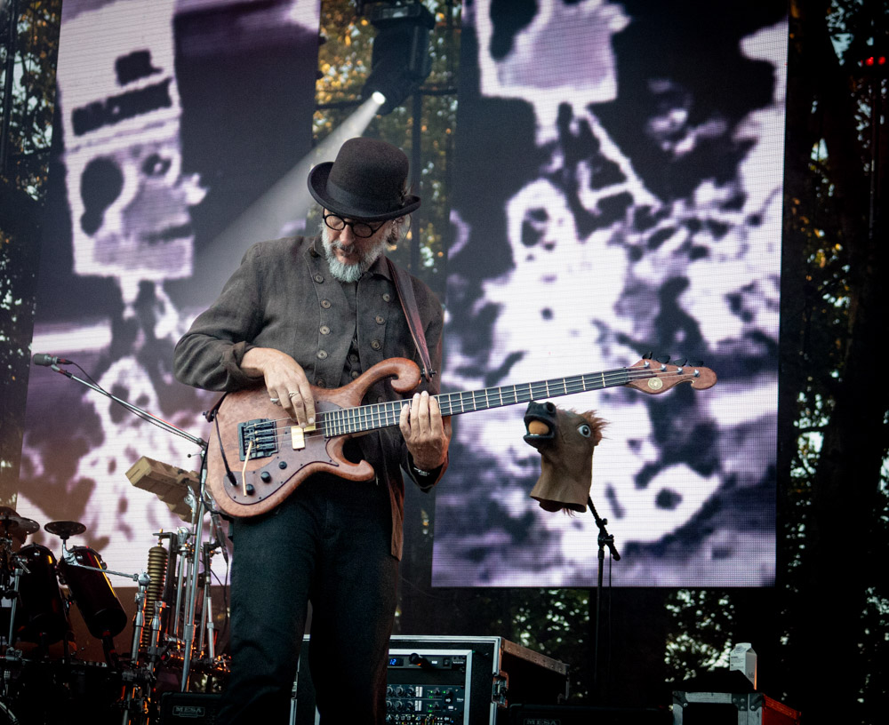 Primus, Edgefield Amphitheater, photo by Rebecca Terrill