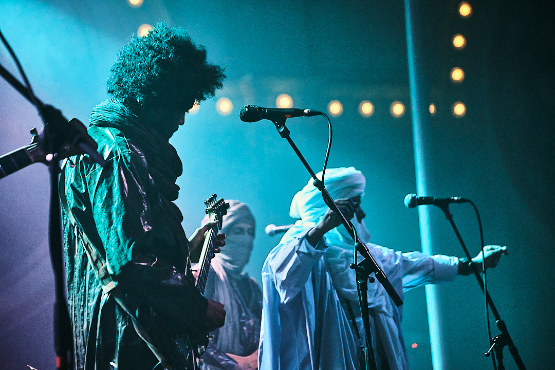 Tinariwen, Crystal Ballroom, photo by Tojo Andrianarivo