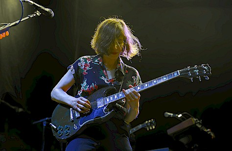 Sleater-Kinney, Pioneer Courthouse Square, photo by John Alcala