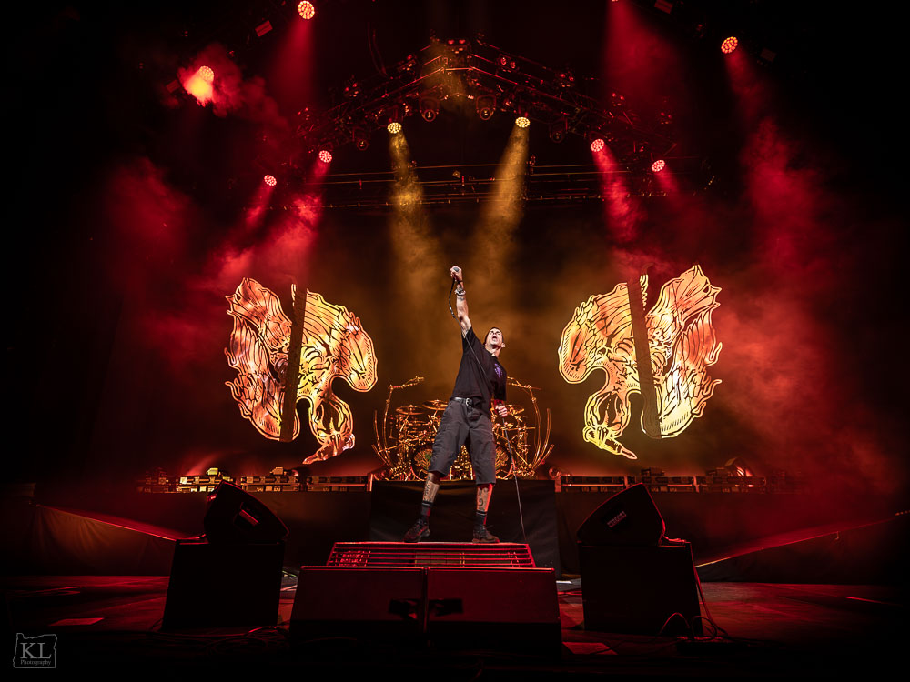 Lamb of God, Moda Center, photo by Kris Luke