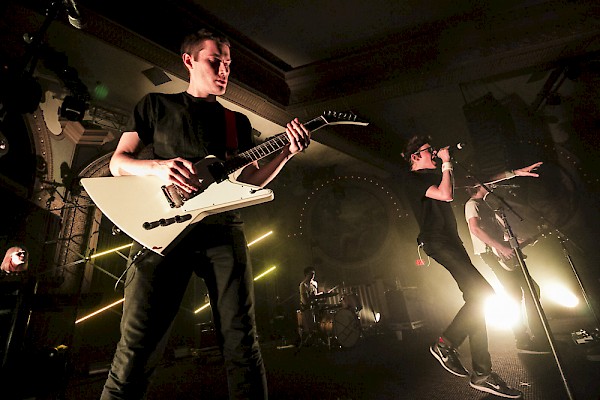 André Allen Anjos (left) and RAC at the Crystal Ballroom on November 25, 2015—click to see a whole gallery of photos by Corey Terrill