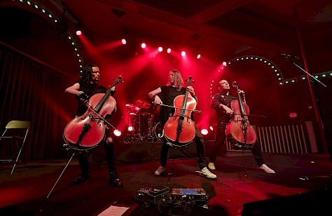Apocalyptica, Crystal Ballroom, photo by John Alcala