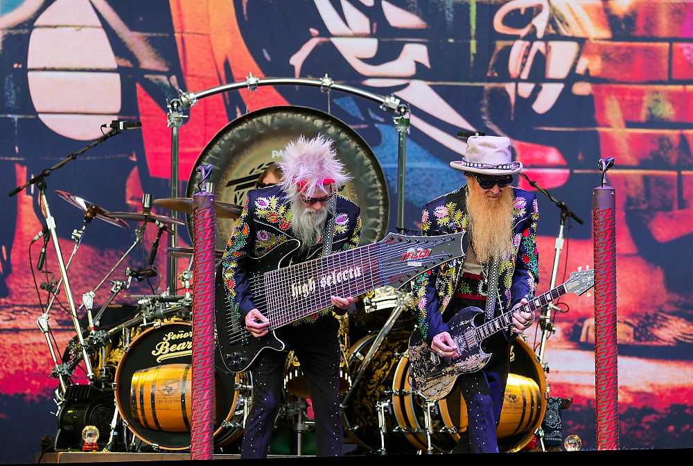 ZZ Top, Edgefield Amphitheater, photo by John Alcala