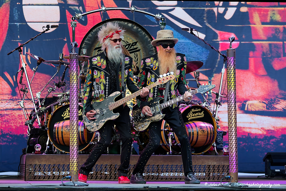 ZZ Top, Edgefield Amphitheater, photo by John Alcala
