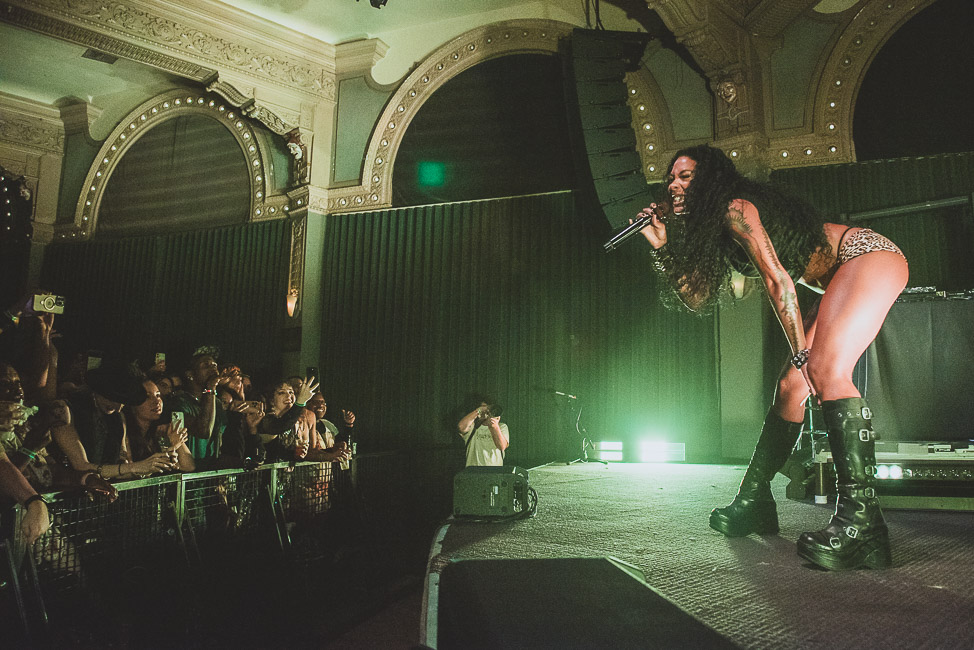 Rico Nasty, Crystal Ballroom, photo by Henry Ward