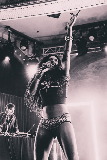 Rico Nasty, Crystal Ballroom, photo by Henry Ward