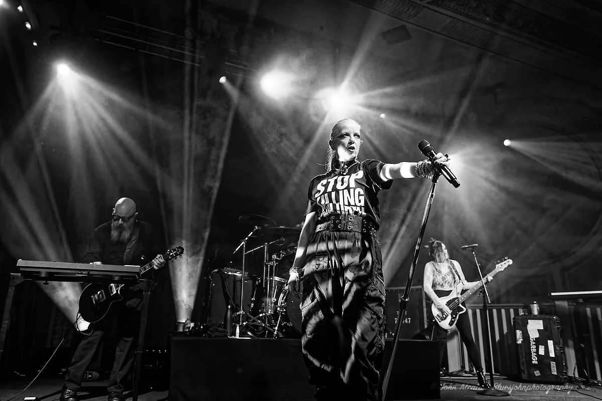 Garbage, Crystal Ballroom, photo by John Alcala