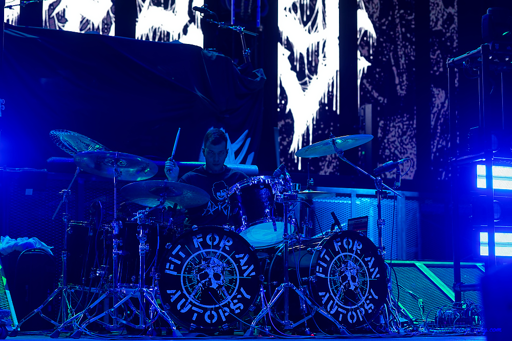 Fit For An Autopsy, Theater of the Clouds, photo by John Alcala