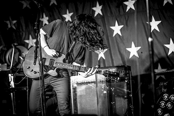 Jem Marie of The Ghost Ease at CMJ Music Marathon 2015 in NYC—click to see more photos by Sam Gehrke