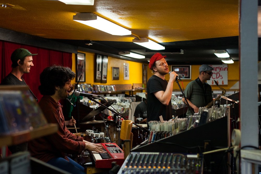 The California Honeydrops, Music Millennium, photo by Blake Sourisseau