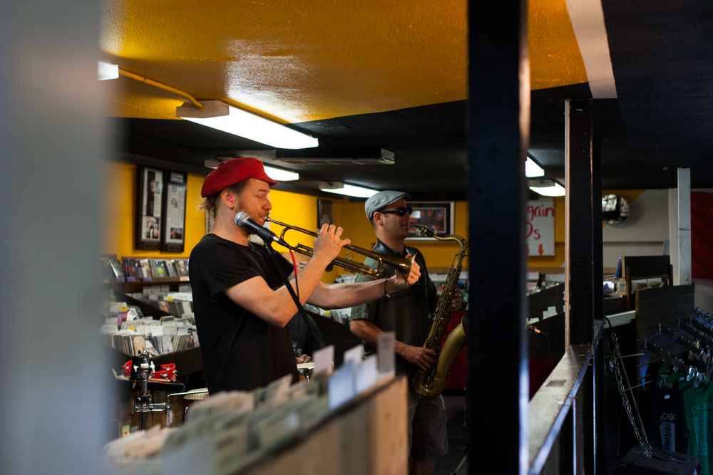 The California Honeydrops, Music Millennium, photo by Blake Sourisseau