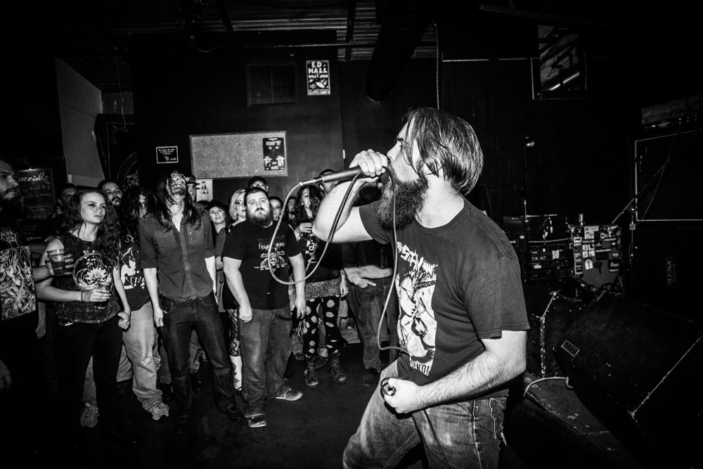 Photos of Napalm Death, Broken Dead and Facing Extinction at Old Nick's Pub  on May 4, 2016