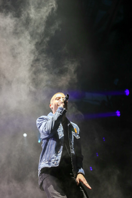 Macklemore, Veterans Memorial Coliseum, Rose Quarter, photo by Sydnie Kobza