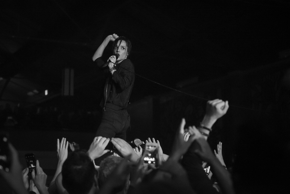 Savages, Wonder Ballroom, photo by Jeff Ryan