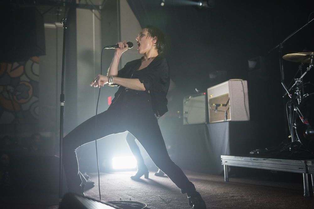 Savages, Wonder Ballroom, photo by Jeff Ryan