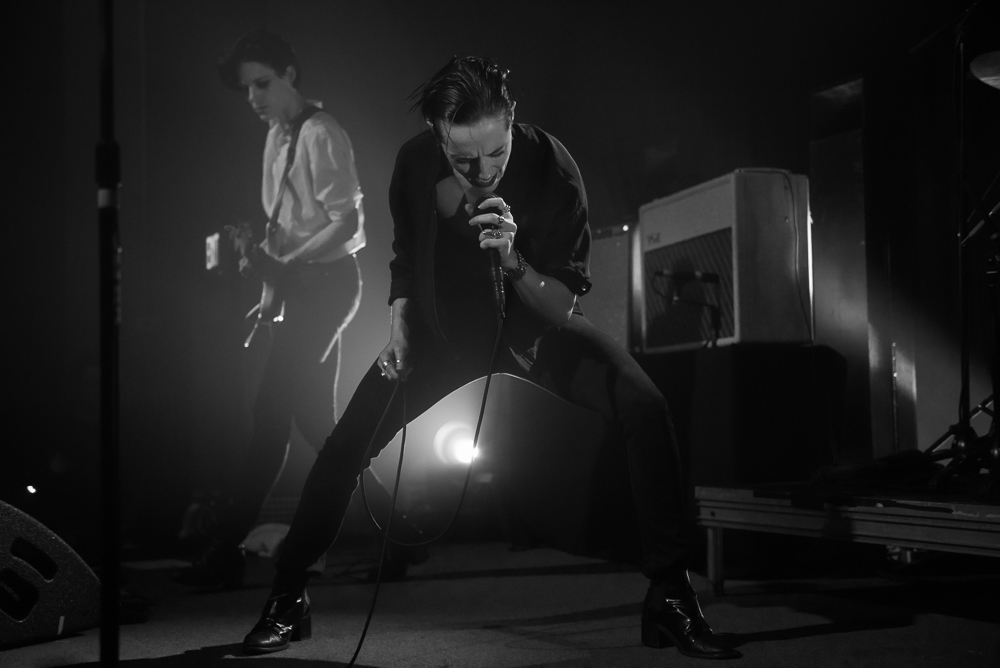 Savages, Wonder Ballroom, photo by Jeff Ryan