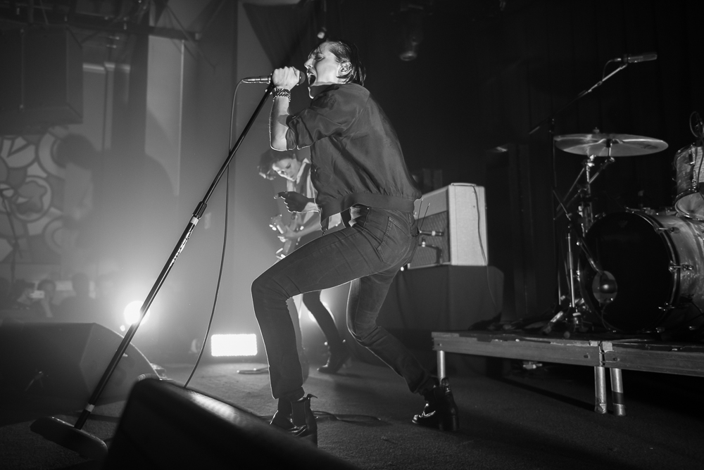 Savages, Wonder Ballroom, photo by Jeff Ryan