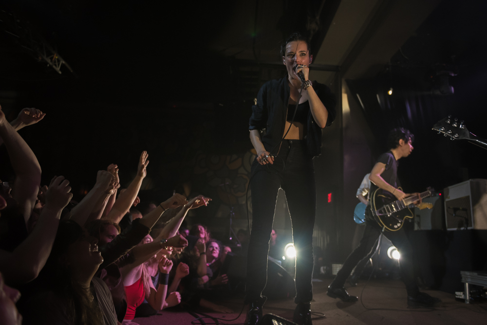 Savages, Wonder Ballroom, photo by Jeff Ryan