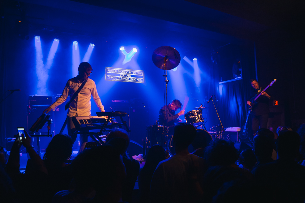 Battles, Wonder Ballroom, photo by Blake Sourisseau