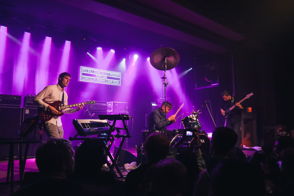 Battles, Wonder Ballroom, photo by Blake Sourisseau