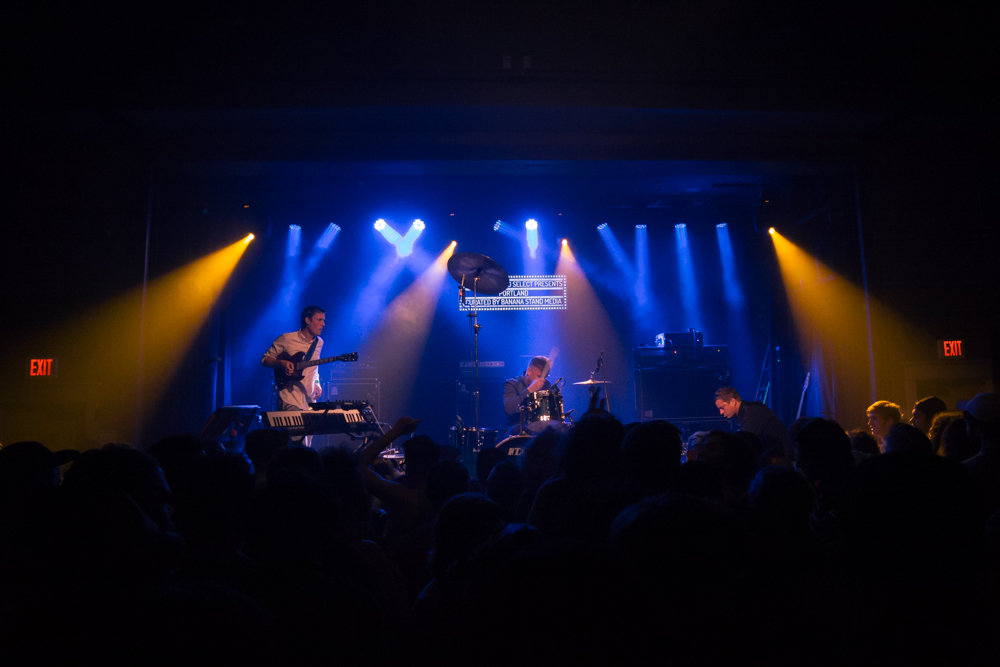 Battles, Wonder Ballroom, photo by Blake Sourisseau