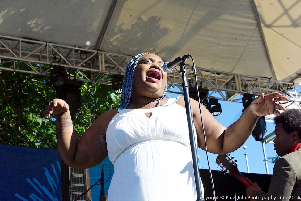 Grace Love & The True Loves, Waterfront Blues Festival, Tom McCall Waterfront Park, photo by John Alcala