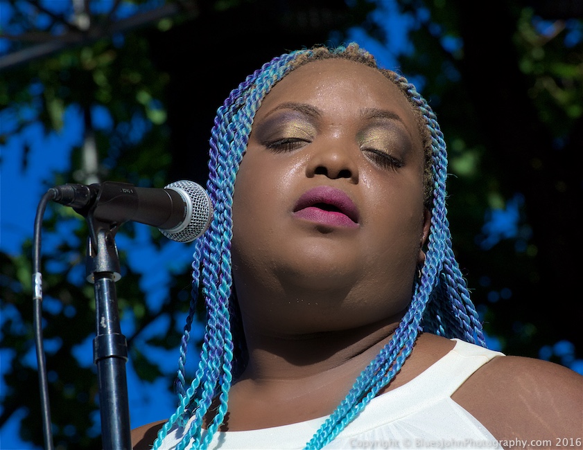 Grace Love & The True Loves, Waterfront Blues Festival, Tom McCall Waterfront Park, photo by John Alcala