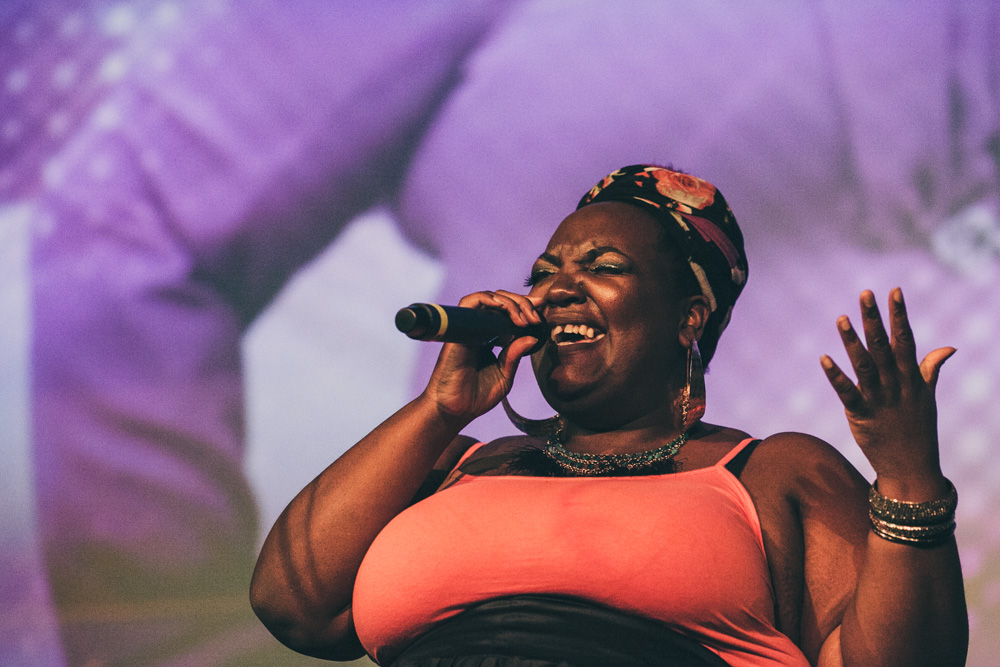 Saeeda Wright, Portland Black Music Festival, Mission Theater, photo by Tojo Andrianarivo