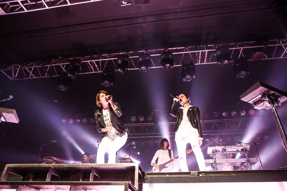 Tegan and Sara, Roseland Theater, photo by Sydnie Kobza