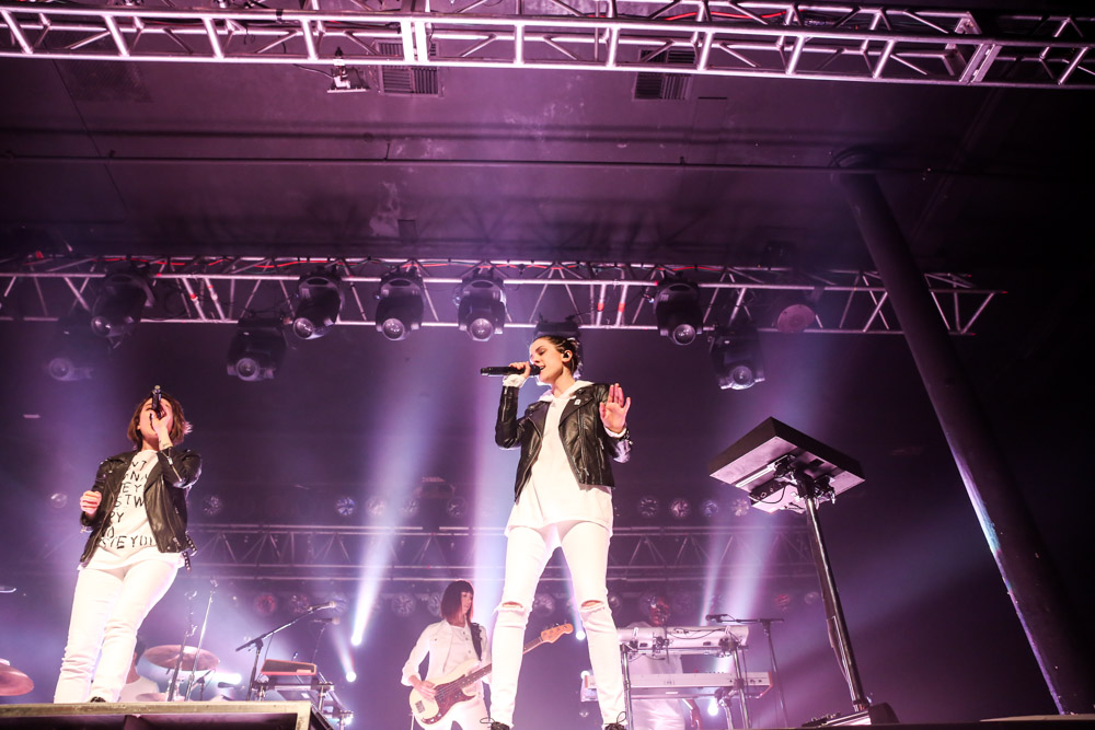 Tegan and Sara, Roseland Theater, photo by Sydnie Kobza