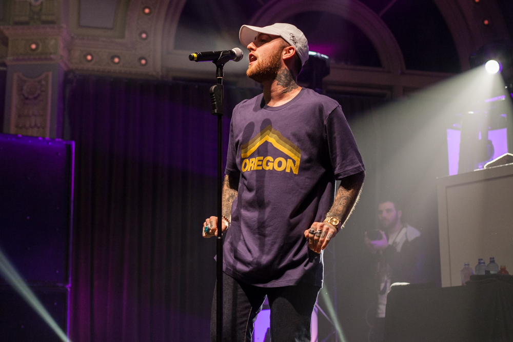 Mac Miller, Crystal Ballroom, photo by Blake Sourisseau